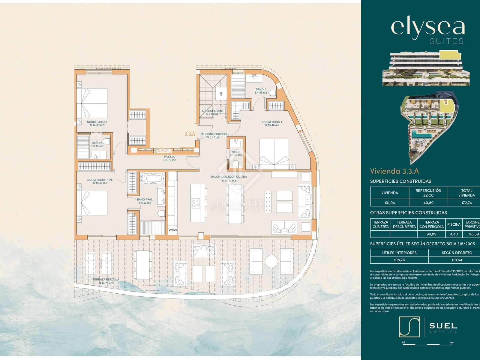3 chambre Penthouse à vendre à Mijas avec piscine garage - 2 050 000 € (Ref: 8237237)