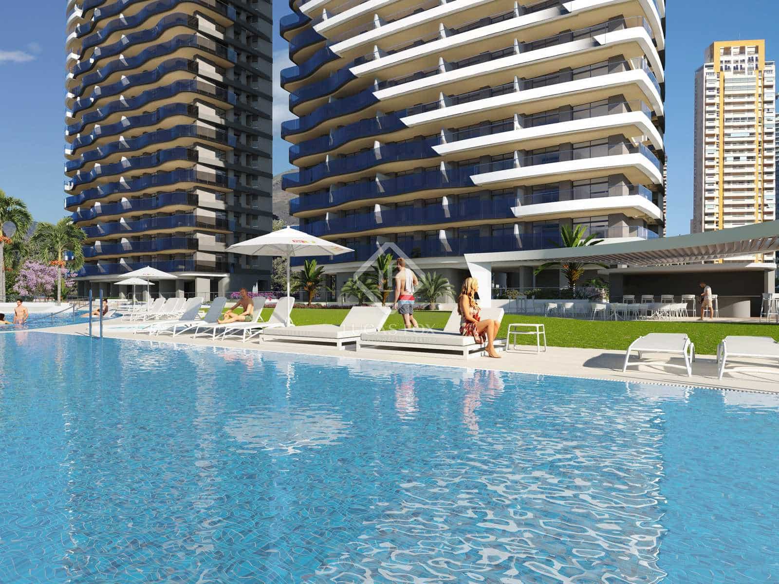 3 soveværelse Lejlighed til salg i Benidorm med swimmingpool garage - € 913.000 (Ref: 8241169)