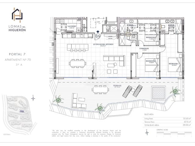 3 chambre Penthouse à vendre à Fuengirola avec piscine garage - 1 655 000 € (Ref: 8249319)