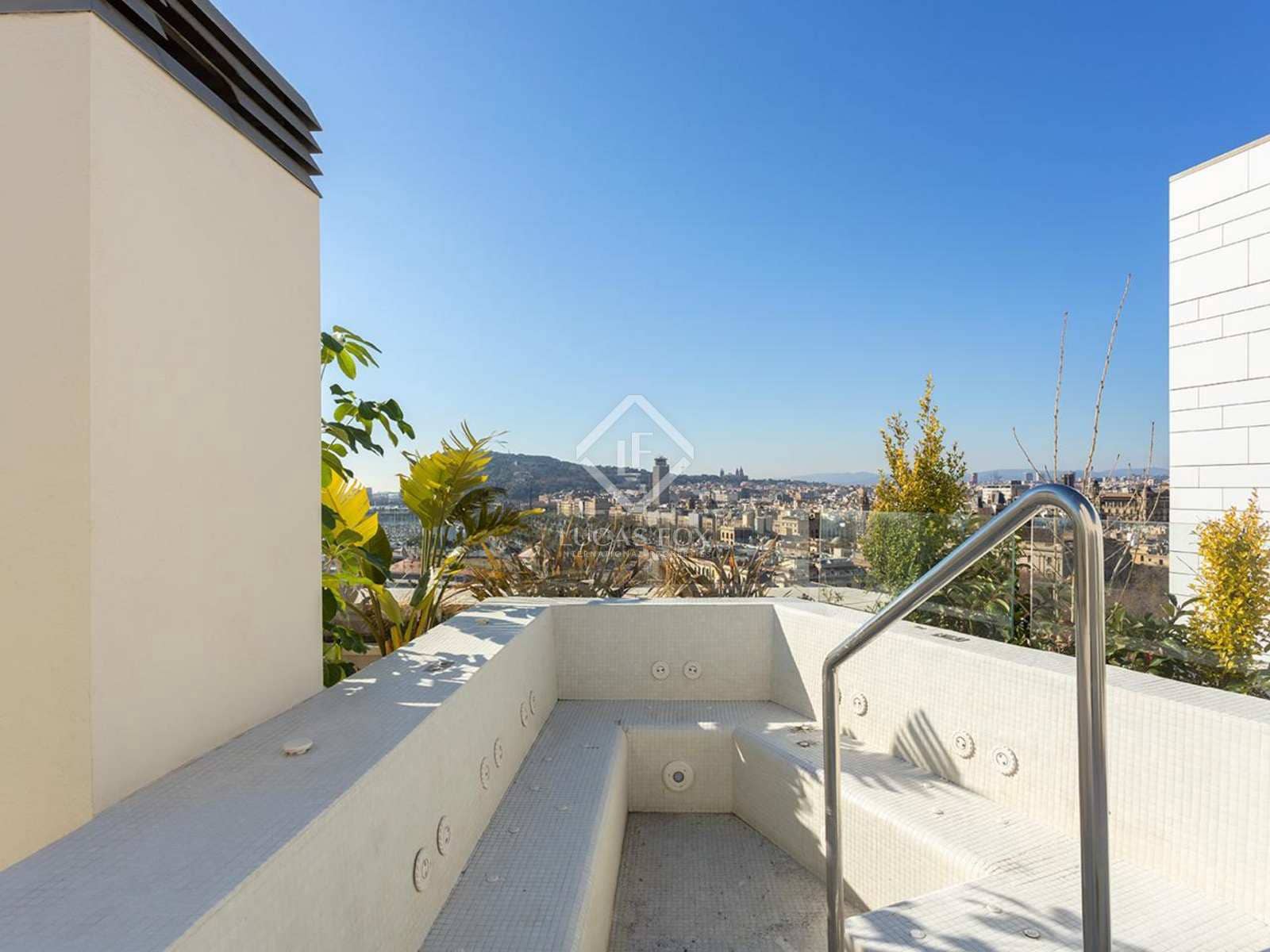 4 soveværelse Penthouse til salg i Barcelona by med swimmingpool garage - € 4.495.000 (Ref: 8312321)