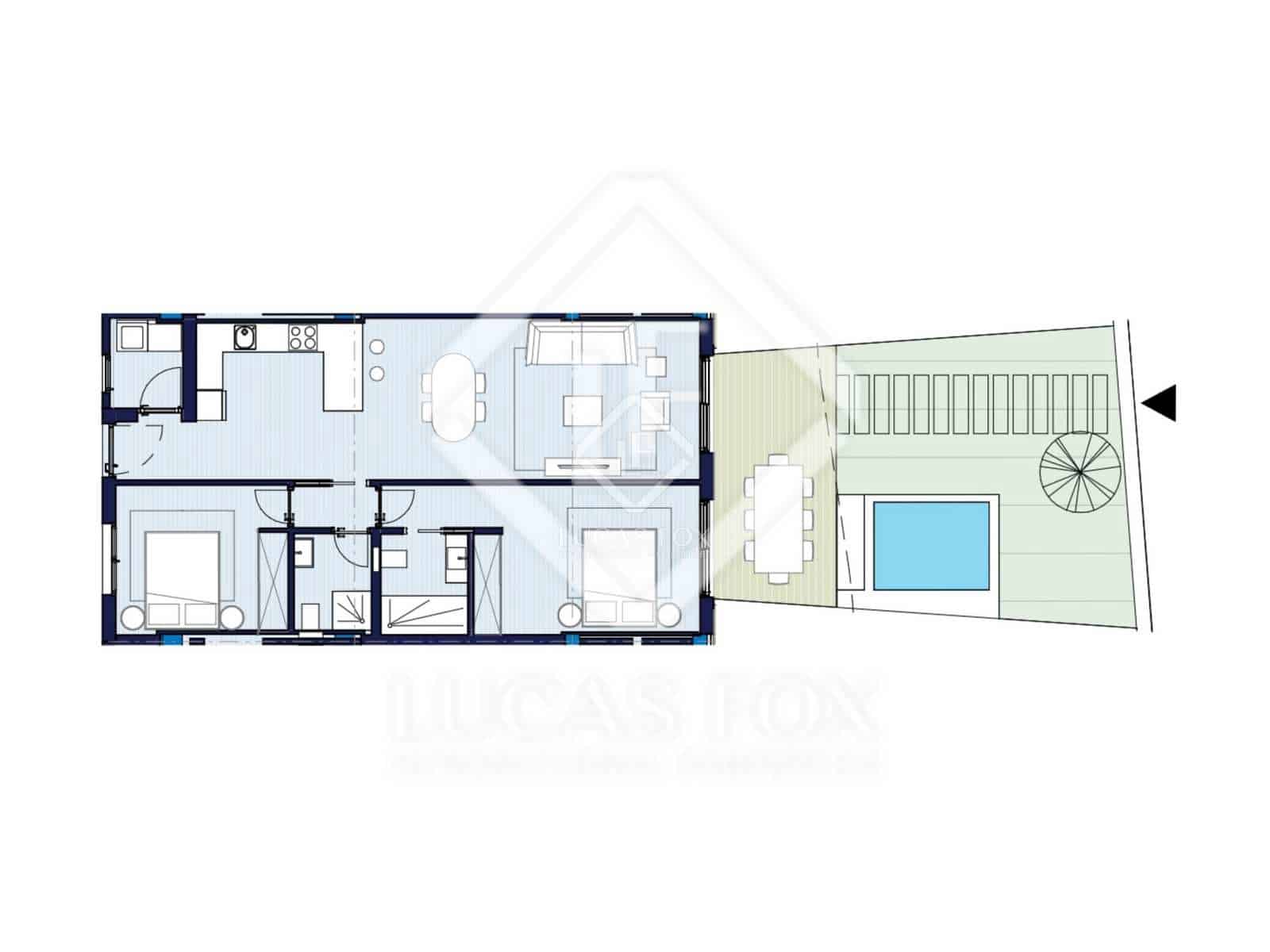 2 chambre Appartement à vendre à Albir avec piscine garage - 580 000 € (Ref: 8315446)