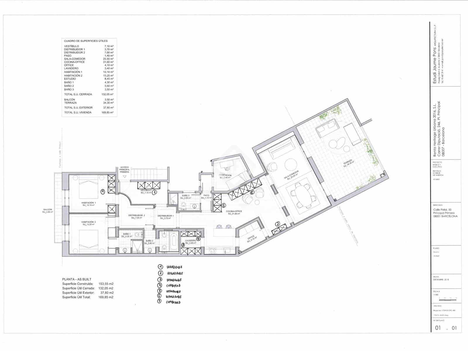 3 bedroom Apartment for rent in Barcelona city - € 5,000 (Ref: 8316943)