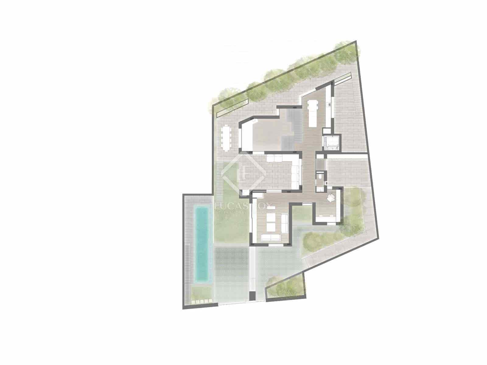 5 soveværelse Villa til salg i Esplugues de Llobregat med swimmingpool garage - € 2.700.000 (Ref: 8323266)