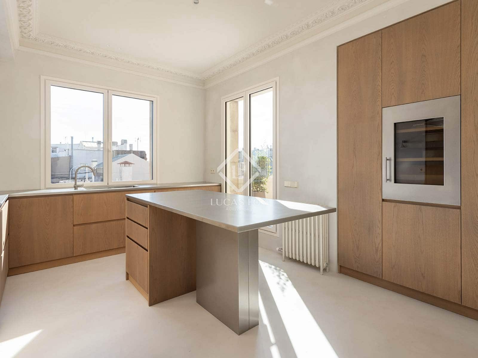 4 chambre Penthouse à vendre à Barcelone ville avec piscine - 3 600 000 € (Ref: 8332967)