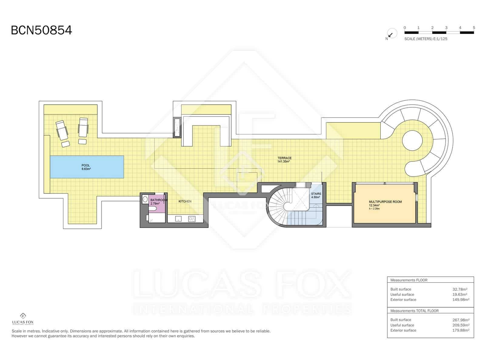 4 chambre Penthouse à vendre à Barcelone ville avec piscine - 3 600 000 € (Ref: 8332967)