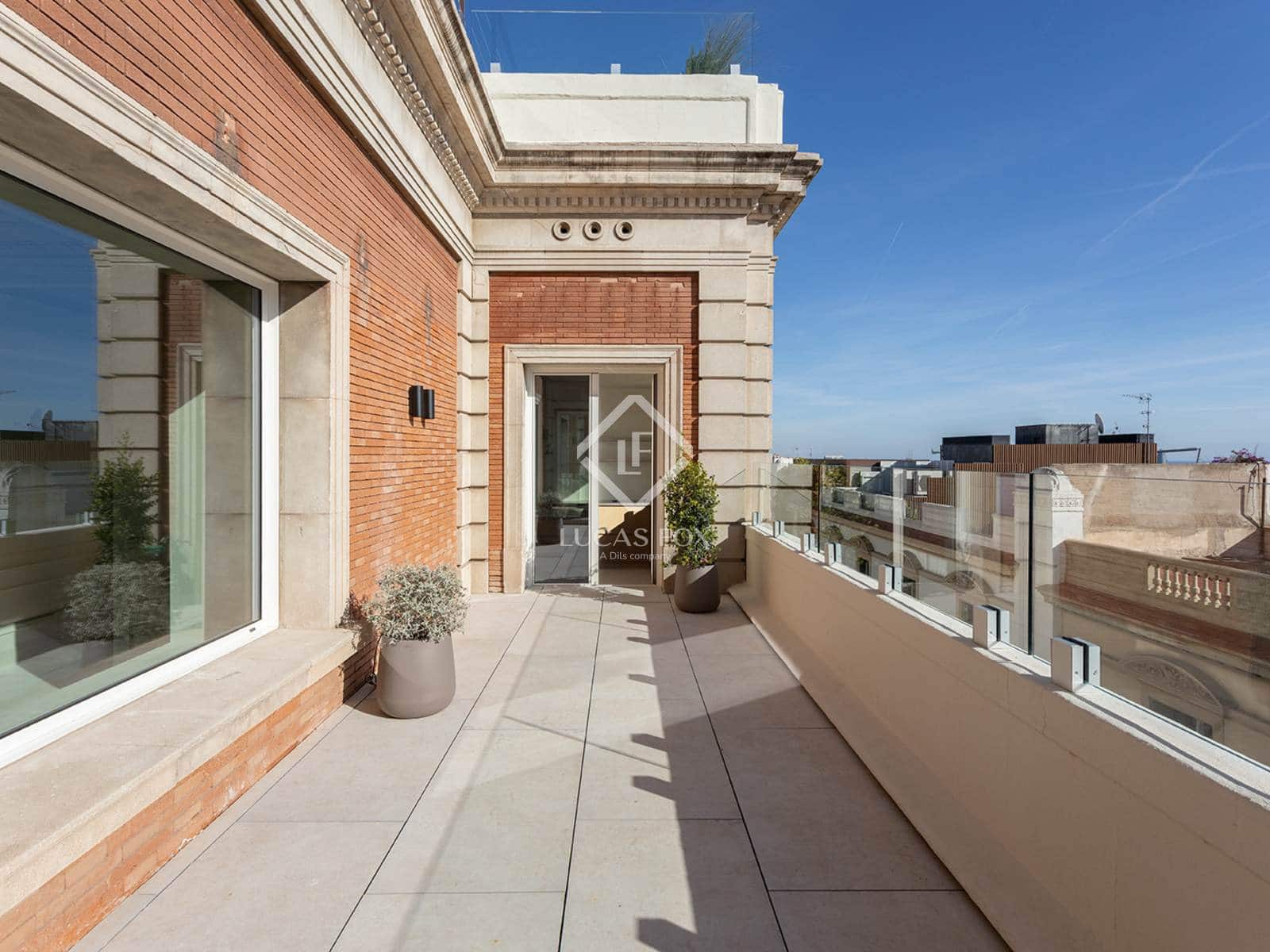 4 chambre Penthouse à vendre à Barcelone ville avec piscine - 3 600 000 € (Ref: 8332967)