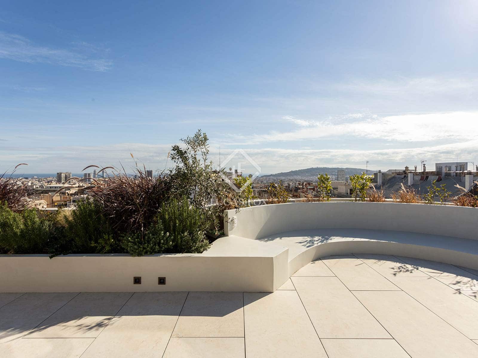 4 chambre Penthouse à vendre à Barcelone ville avec piscine - 3 600 000 € (Ref: 8332967)