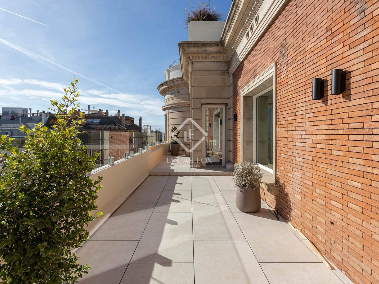 4 chambre Penthouse à vendre à Barcelone ville avec piscine - 3 600 000 € (Ref: 8332967)