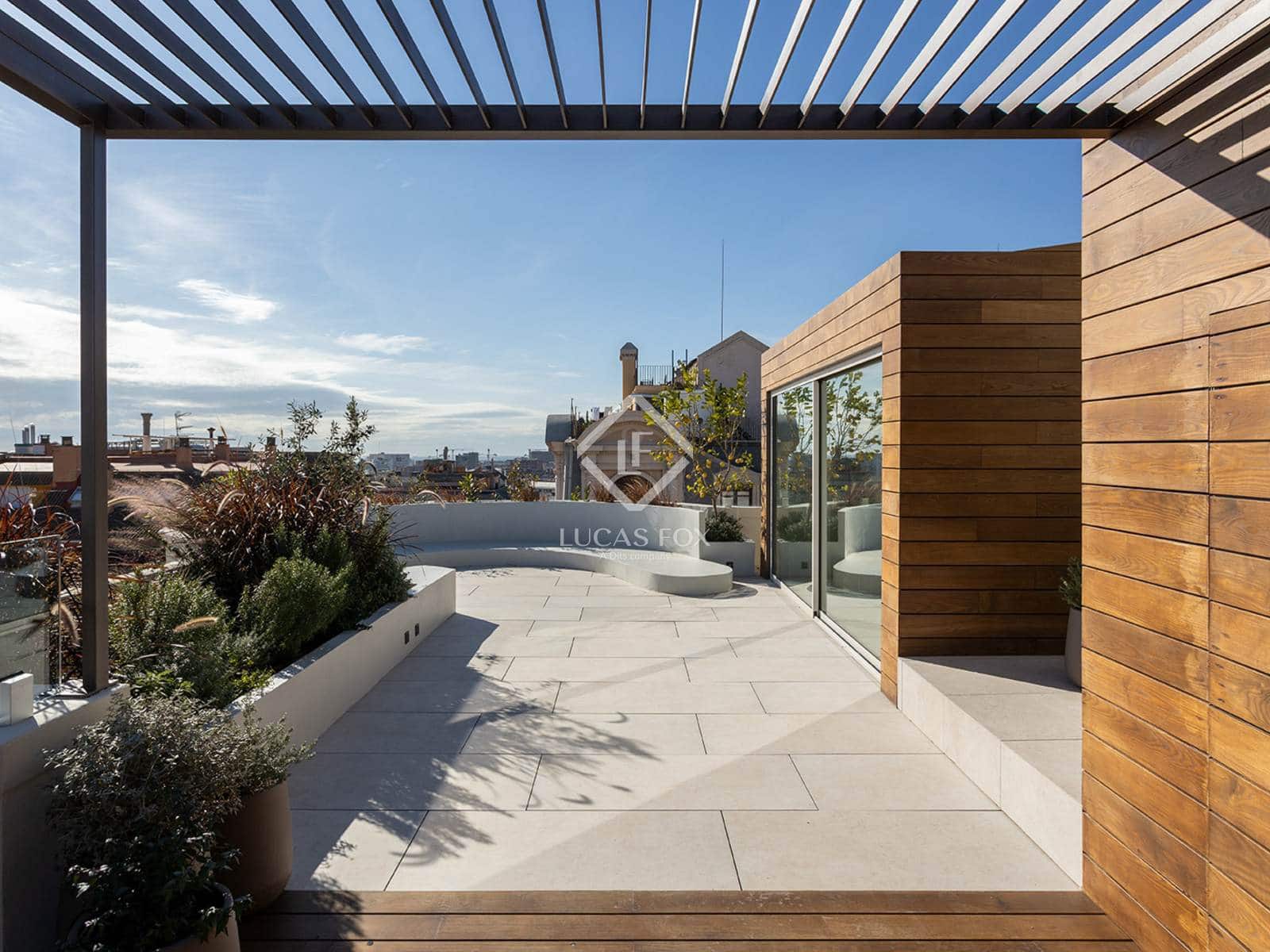 4 chambre Penthouse à vendre à Barcelone ville avec piscine - 3 600 000 € (Ref: 8332967)