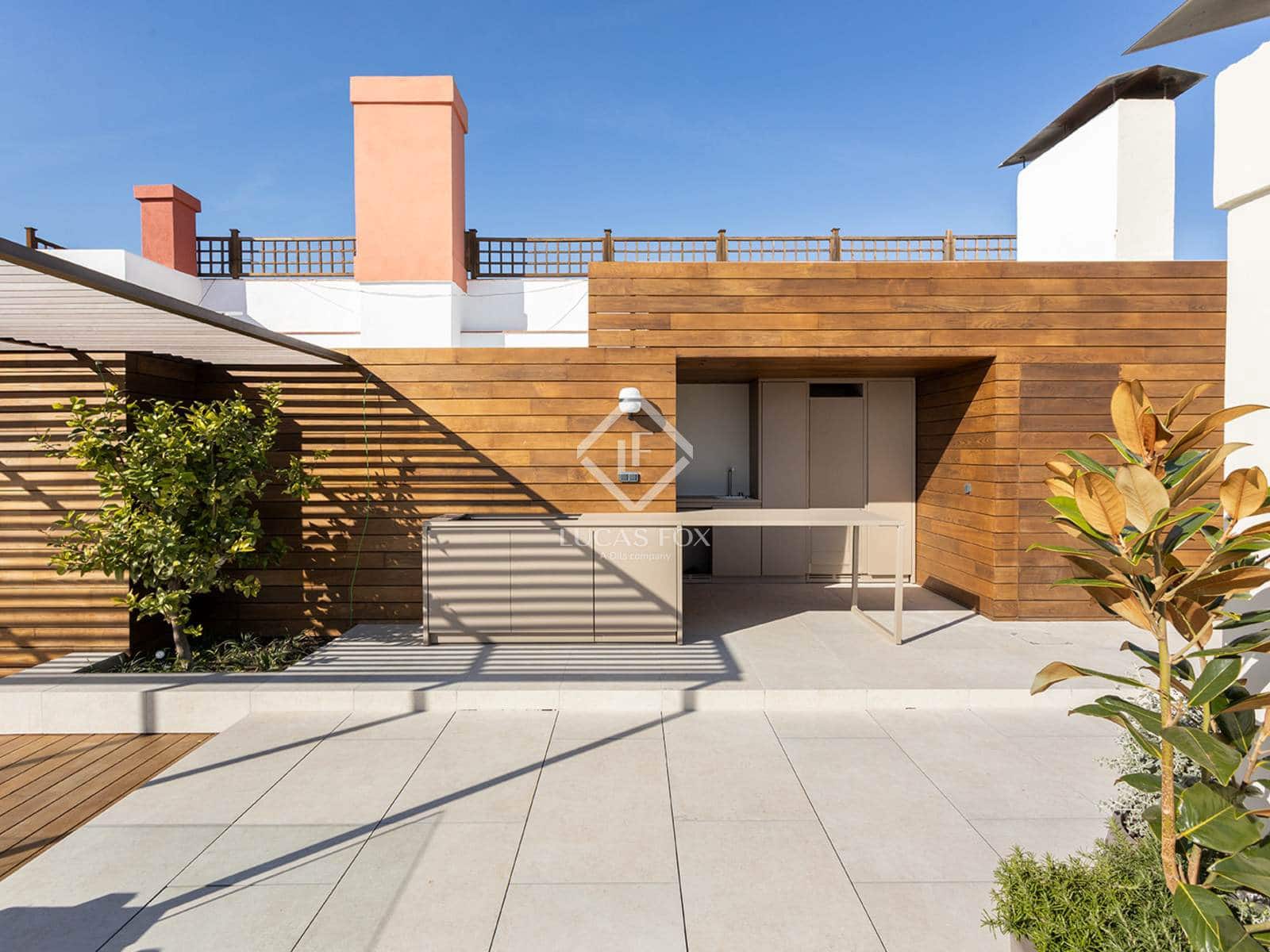 4 chambre Penthouse à vendre à Barcelone ville avec piscine - 3 600 000 € (Ref: 8332967)