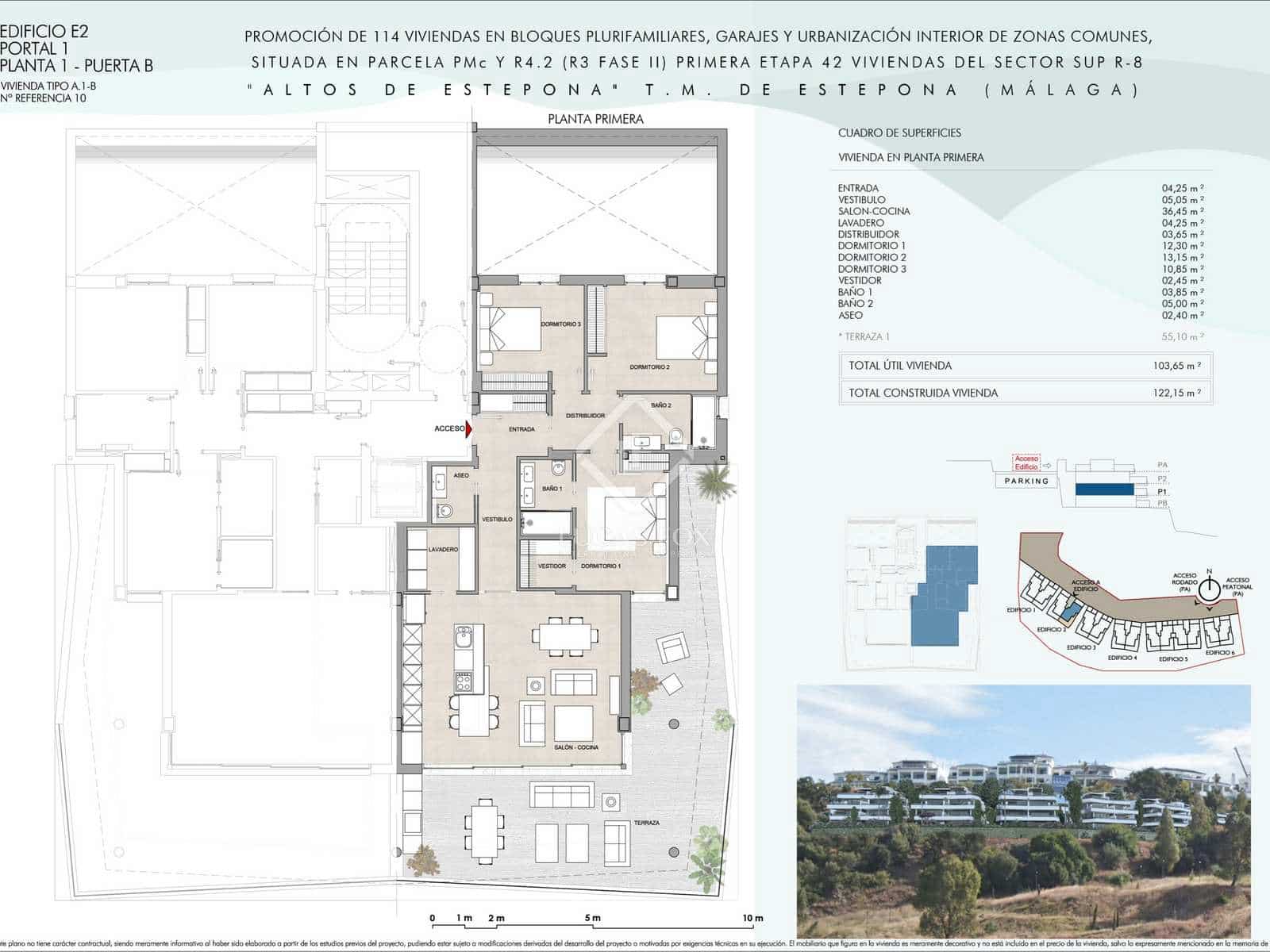 3 slaapkamer Appartement te koop in Estepona met zwembad garage - € 727.305 (Ref: 8357115)