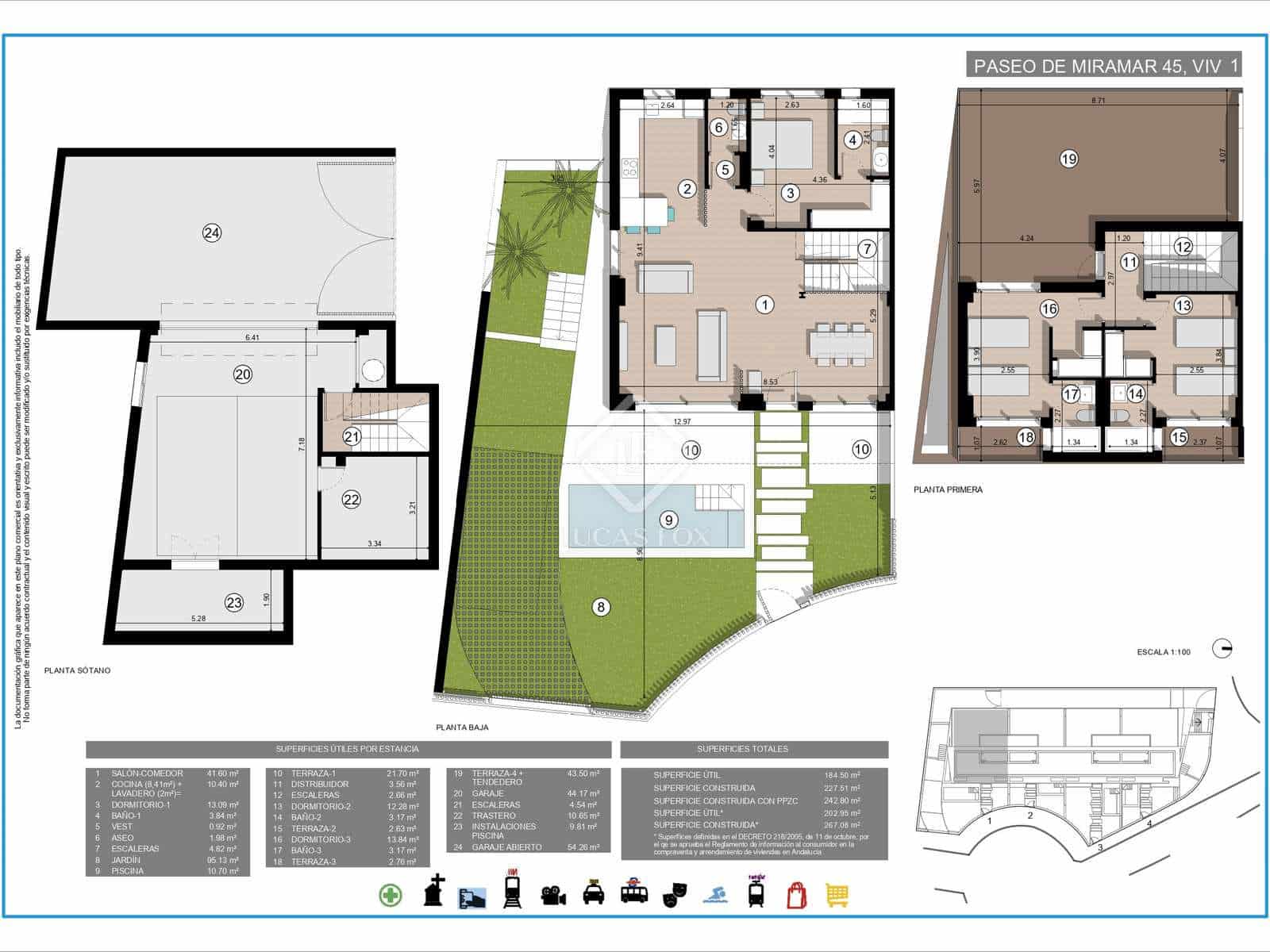 3 soverom Villa til salgs i Malaga by med svømmebasseng garasje - € 1 750 000 (Ref: 8369694)