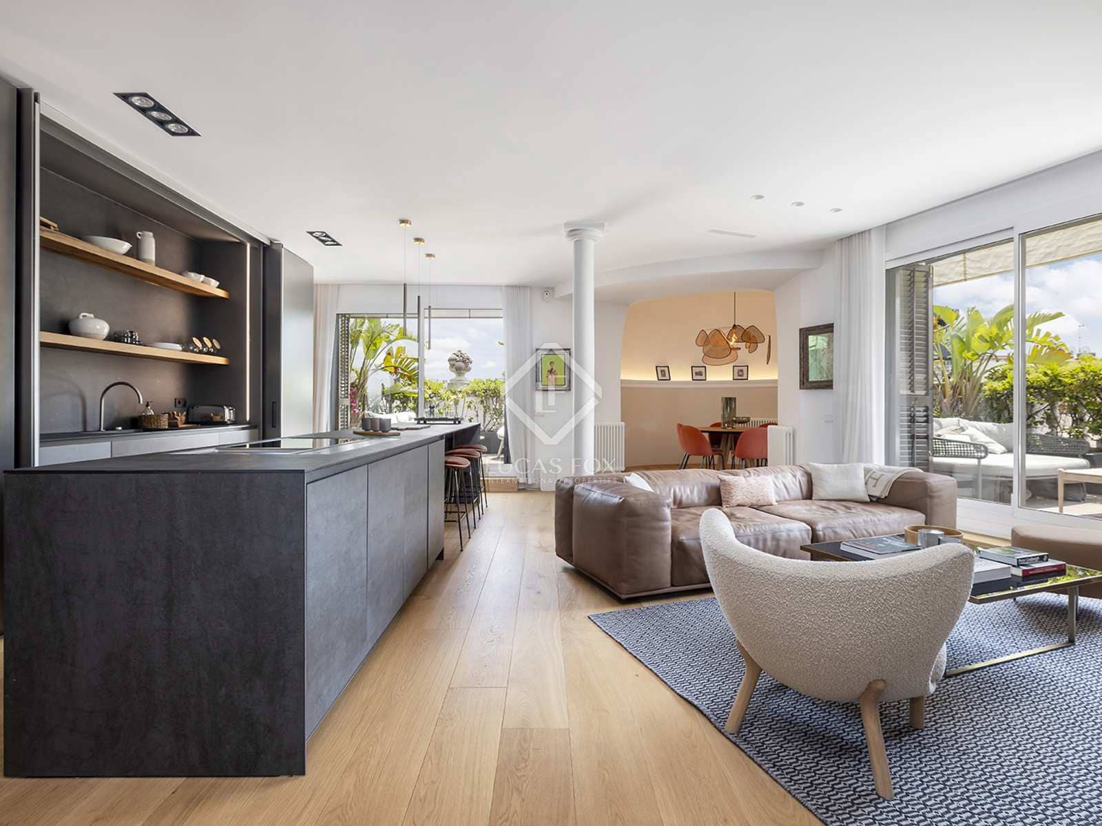 3 chambre Penthouse à vendre à Barcelone ville avec garage - 2 950 000 € (Ref: 8369807)