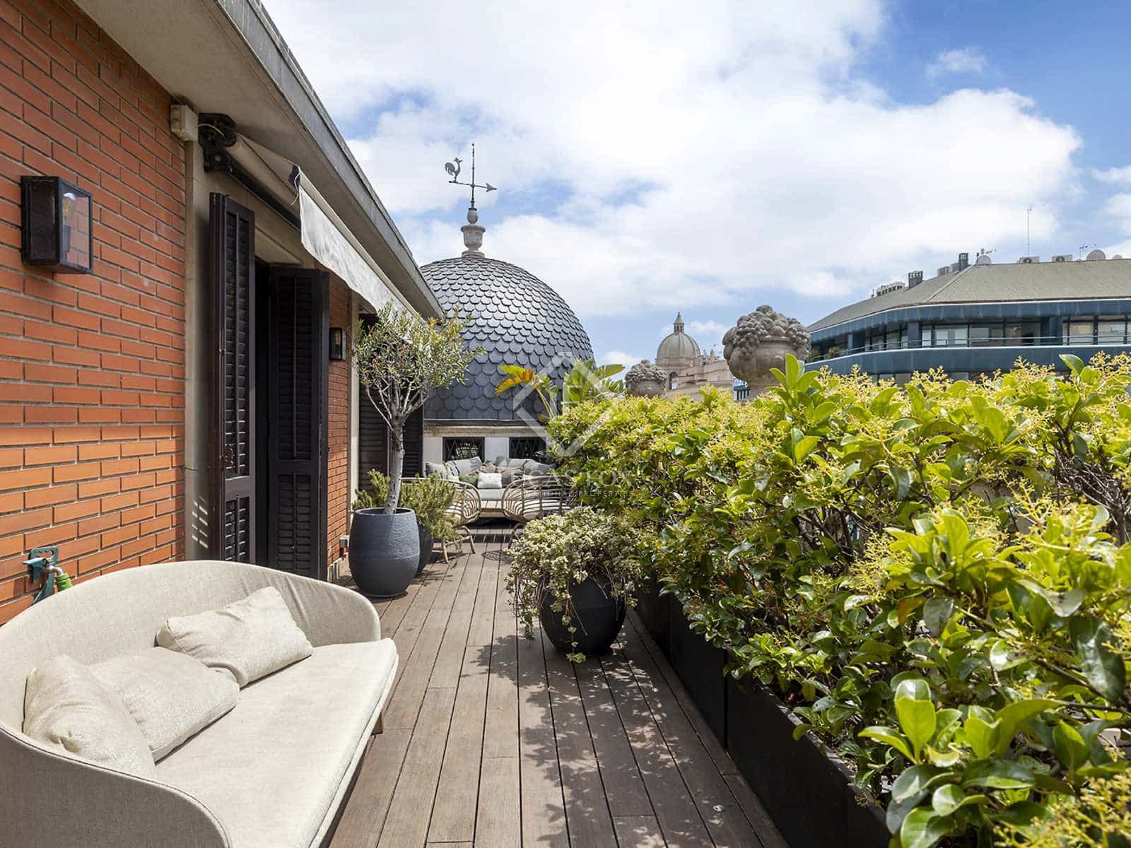 3 chambre Penthouse à vendre à Barcelone ville avec garage - 2 950 000 € (Ref: 8369807)