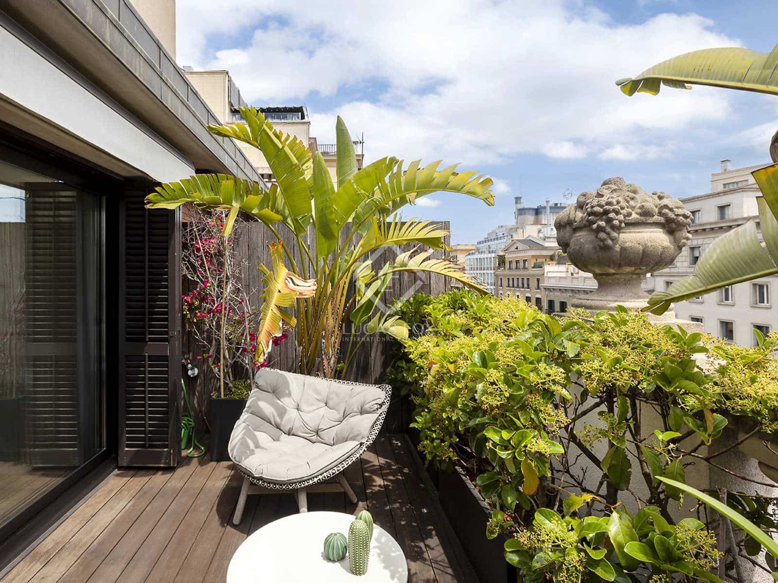 3 chambre Penthouse à vendre à Barcelone ville avec garage - 2 950 000 € (Ref: 8369807)