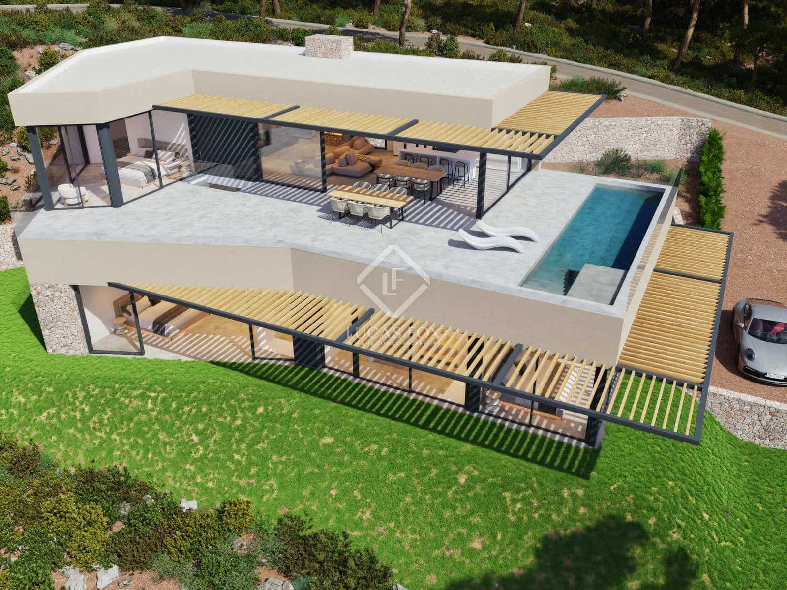 4 soveværelse Villa til salg i Tamariu med swimmingpool garage - € 1.975.000 (Ref: 8371966)