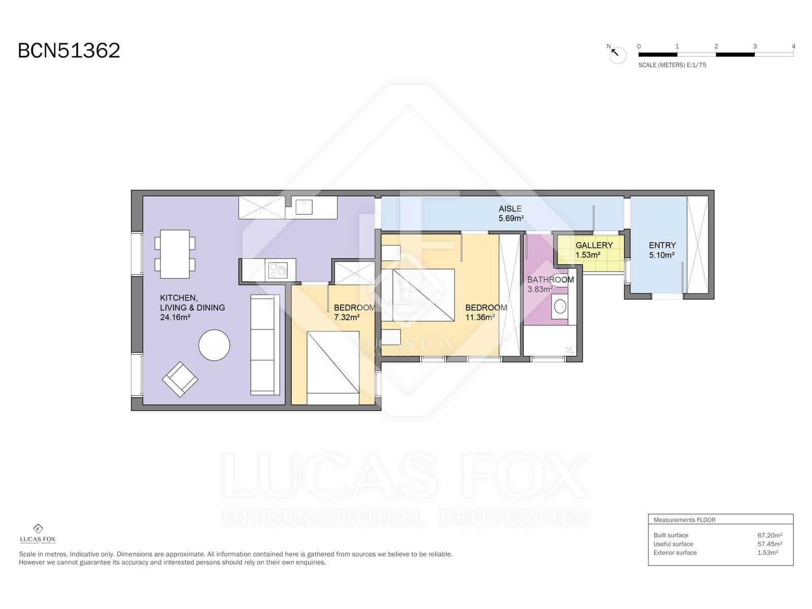 2 soveværelse Lejlighed til salg i Barcelona by - € 398.000 (Ref: 8383761)