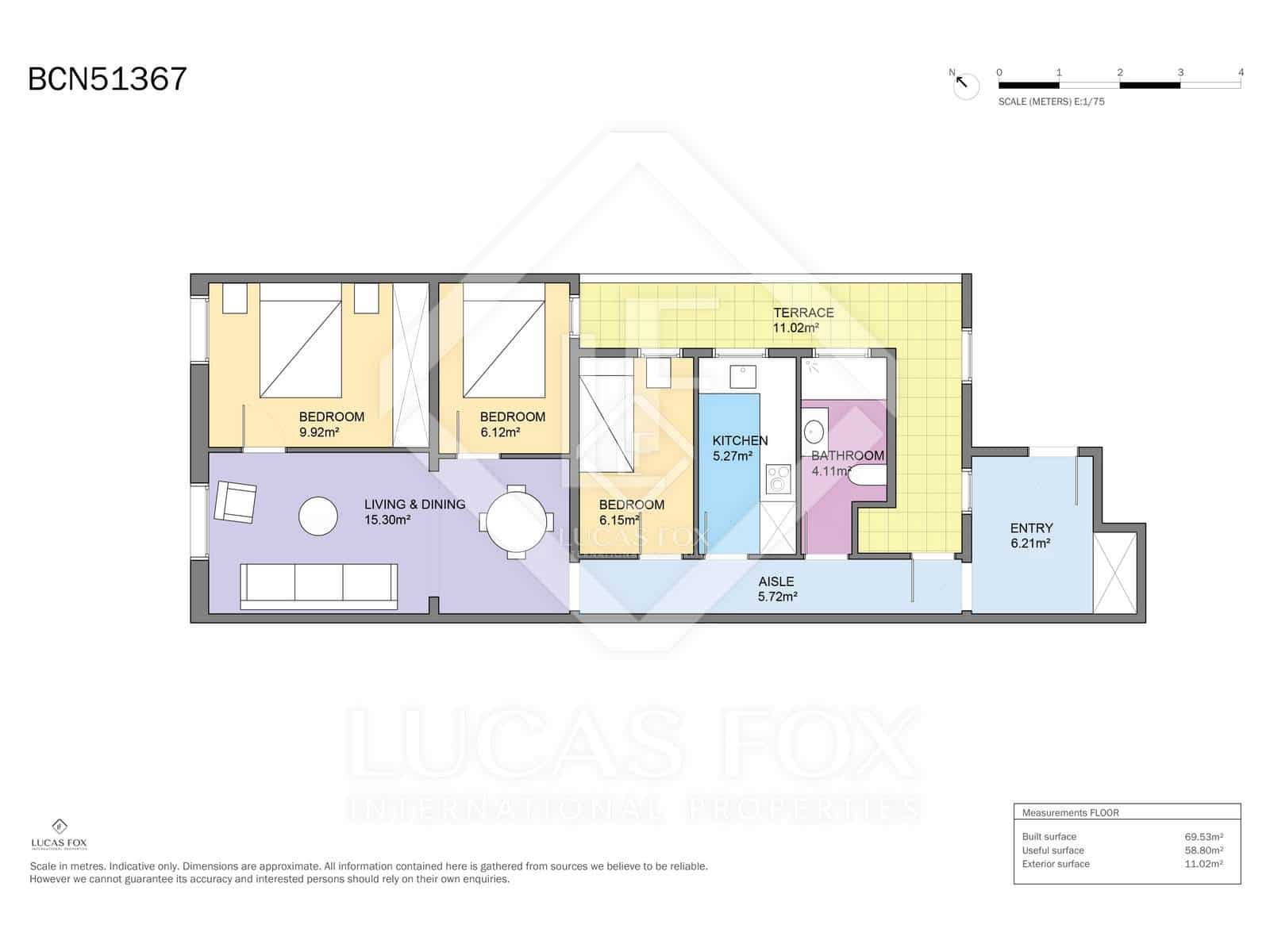 3 soveværelse Lejlighed til salg i Barcelona by - € 399.000 (Ref: 8384161)