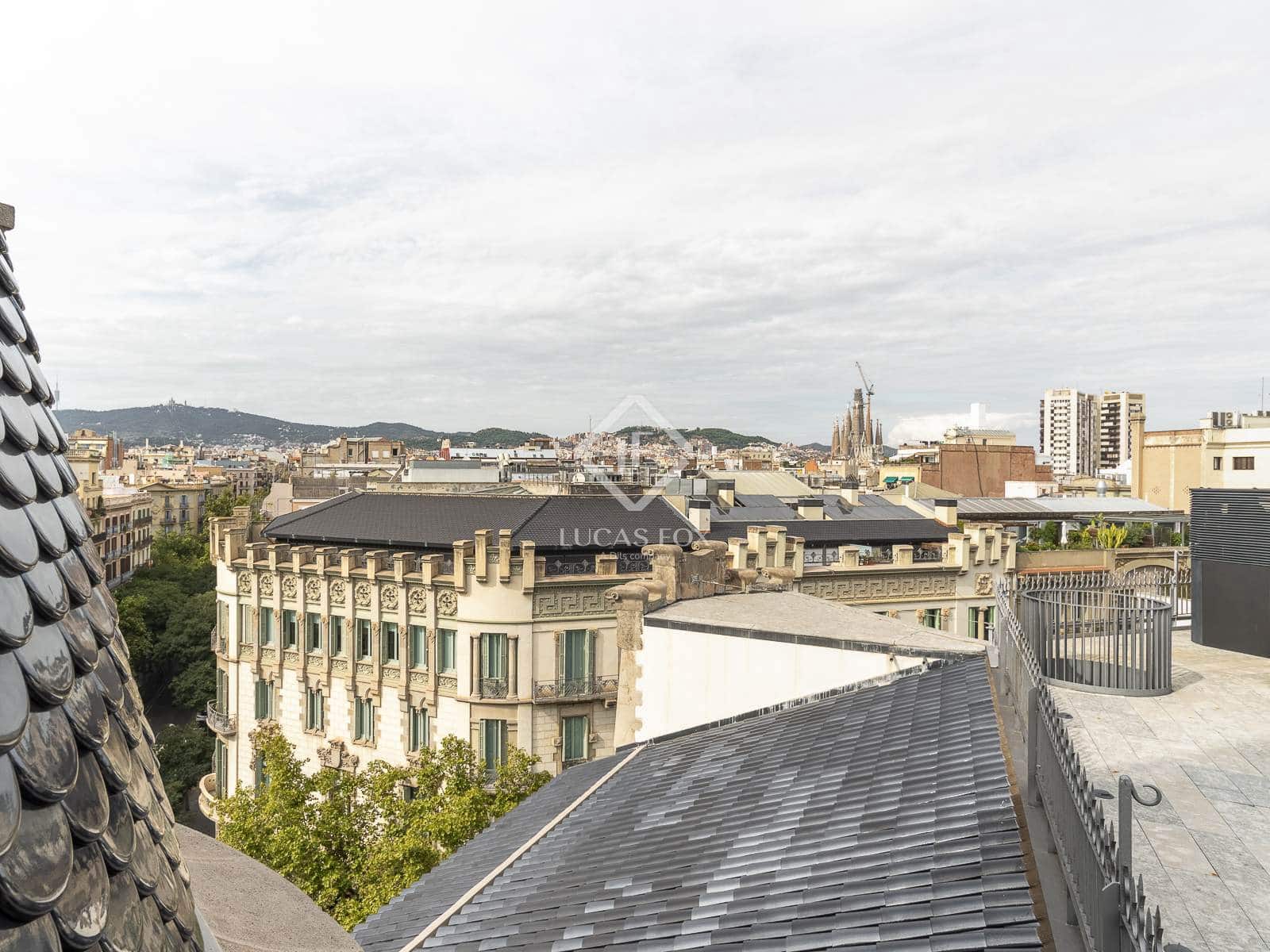 2 soveværelse Penthouse til salg i Barcelona by med swimmingpool - € 2.690.000 (Ref: 8410758)