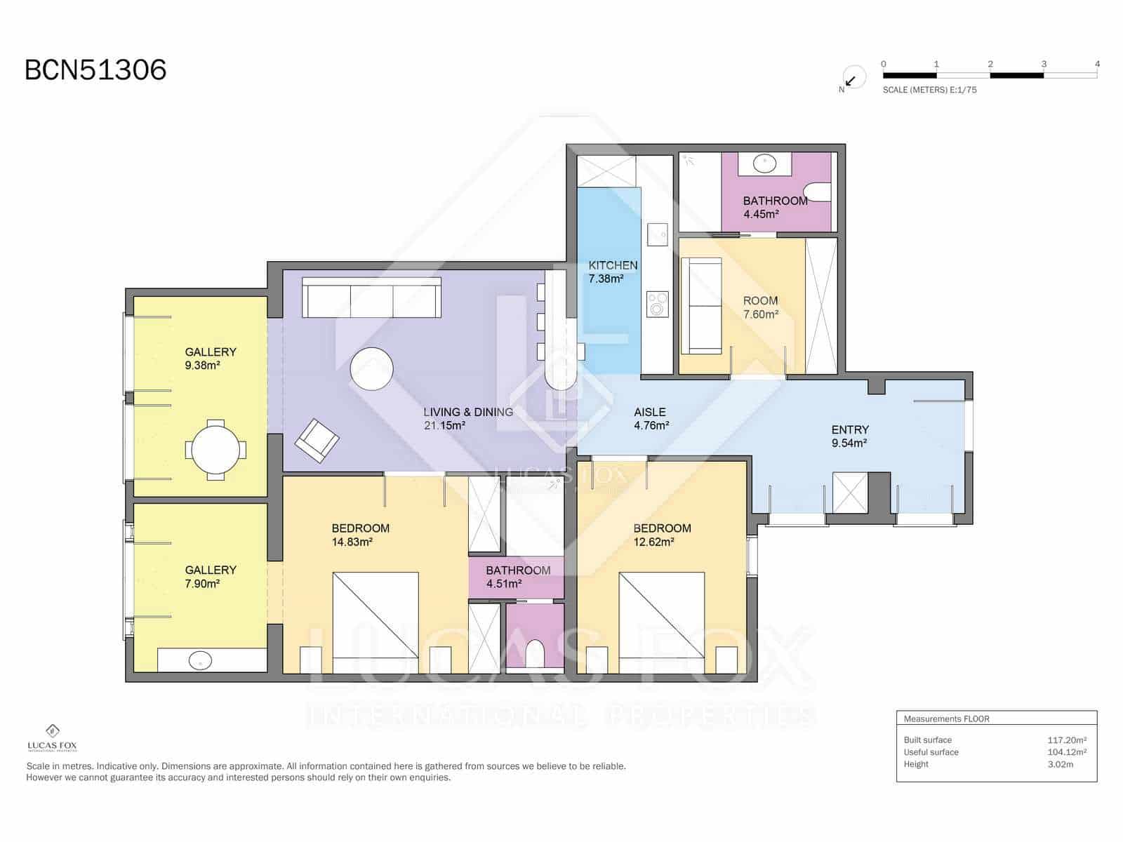 3 slaapkamer Appartement te koop in Barcelona stad - € 1.295.000 (Ref: 8410761)