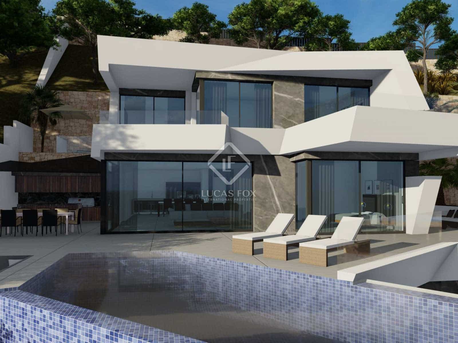 4 bedroom Villa for sale in Calpe / Calp with pool garage - € 1,690,000 (Ref: 8410910)