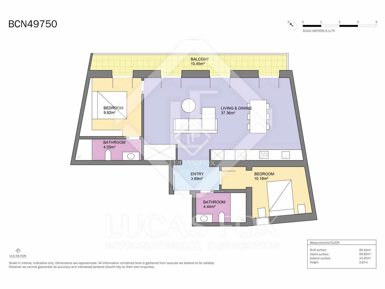 2 soveværelse Lejlighed til salg i Barcelona by - € 545.000 (Ref: 8426753)