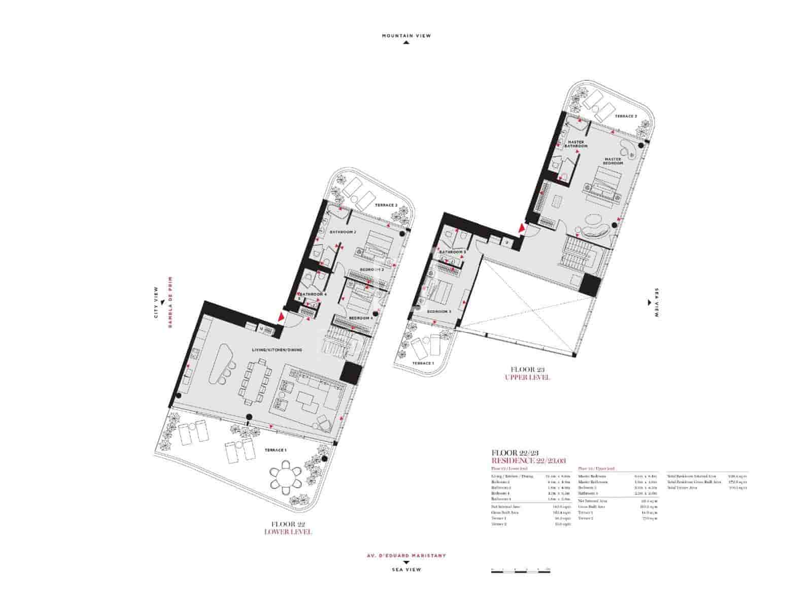 4 sypialnia Apartament na sprzedaż w Miasto Barcelona z basenem garażem - 5 664 987 € (Ref: 8426881)