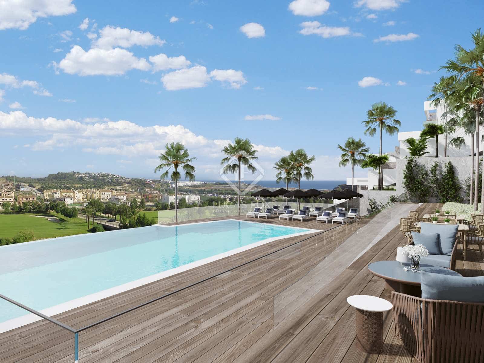 2 chambre Penthouse à vendre à La Cala de Mijas avec piscine garage - 680 000 € (Ref: 8435852)