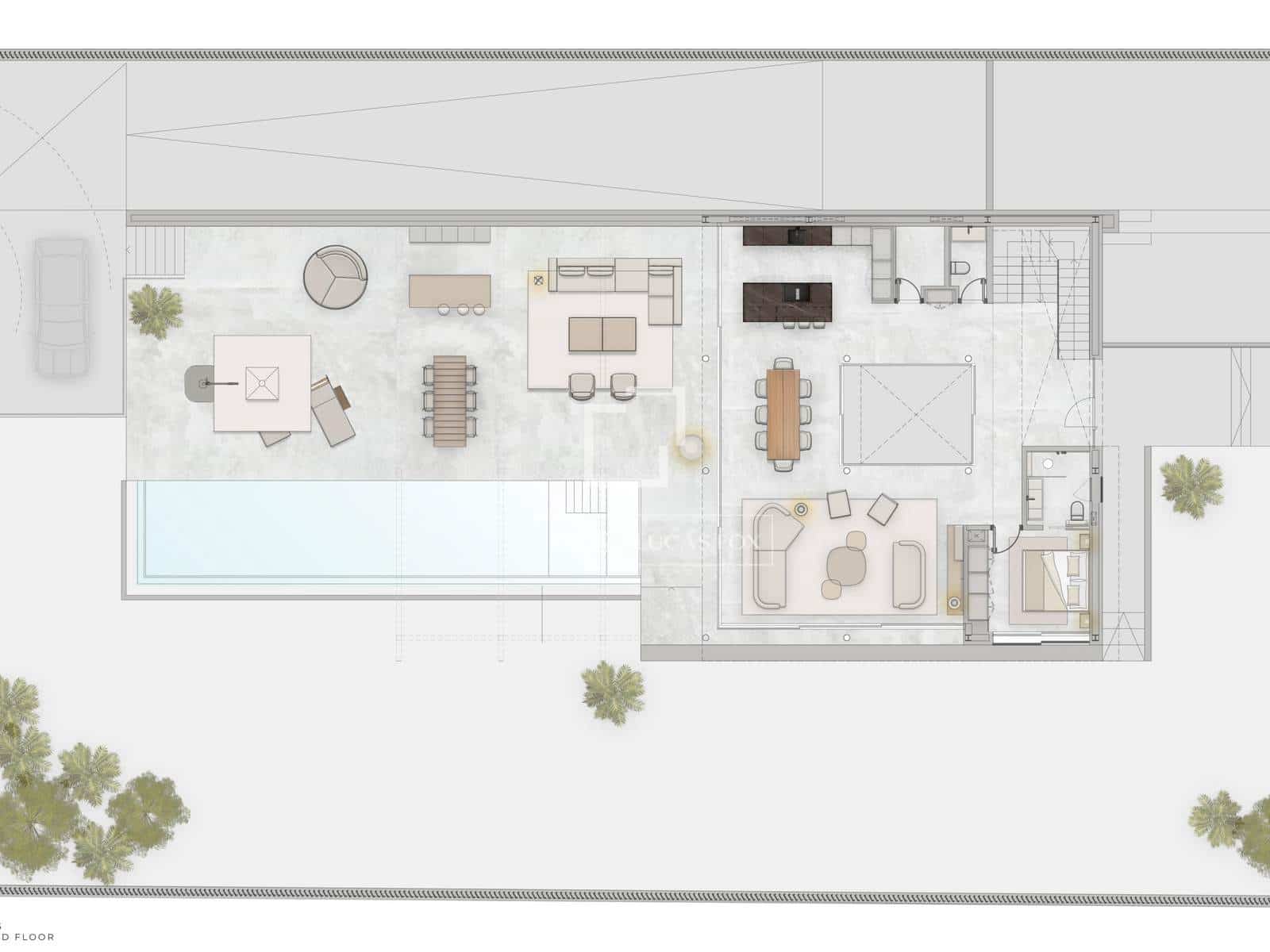 4 chambre Villa/Maison à vendre à Genova avec piscine garage - 4 150 000 € (Ref: 8447411)