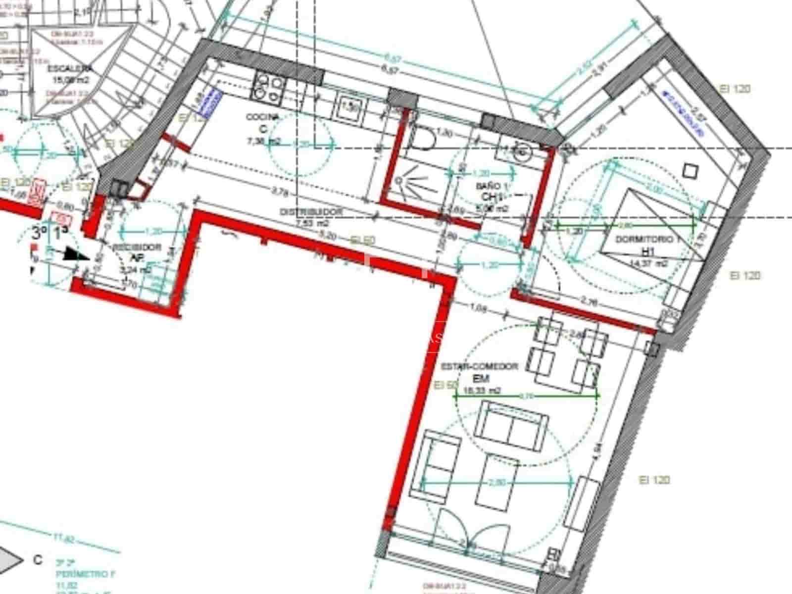 1 camera da letto Appartamento da affittare in Barcelona citta - 1.890 € (Rif: 8452926)