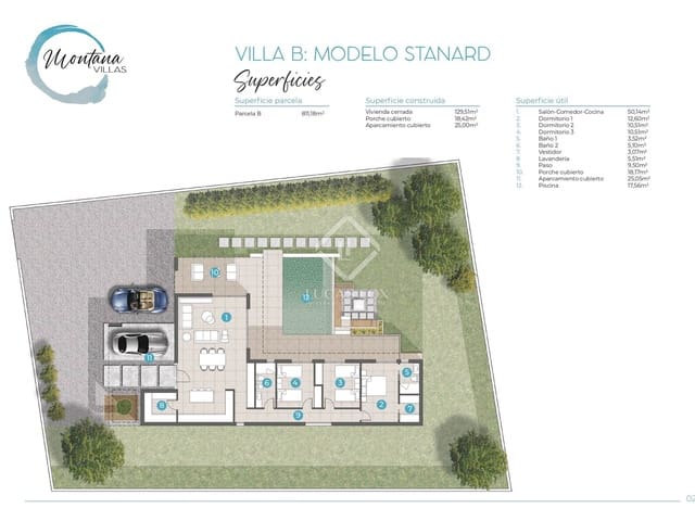 3 chambre Villa/Maison à vendre à Venta Lanuza, El Campello avec piscine garage - 685 000 € (Ref: 8478815)