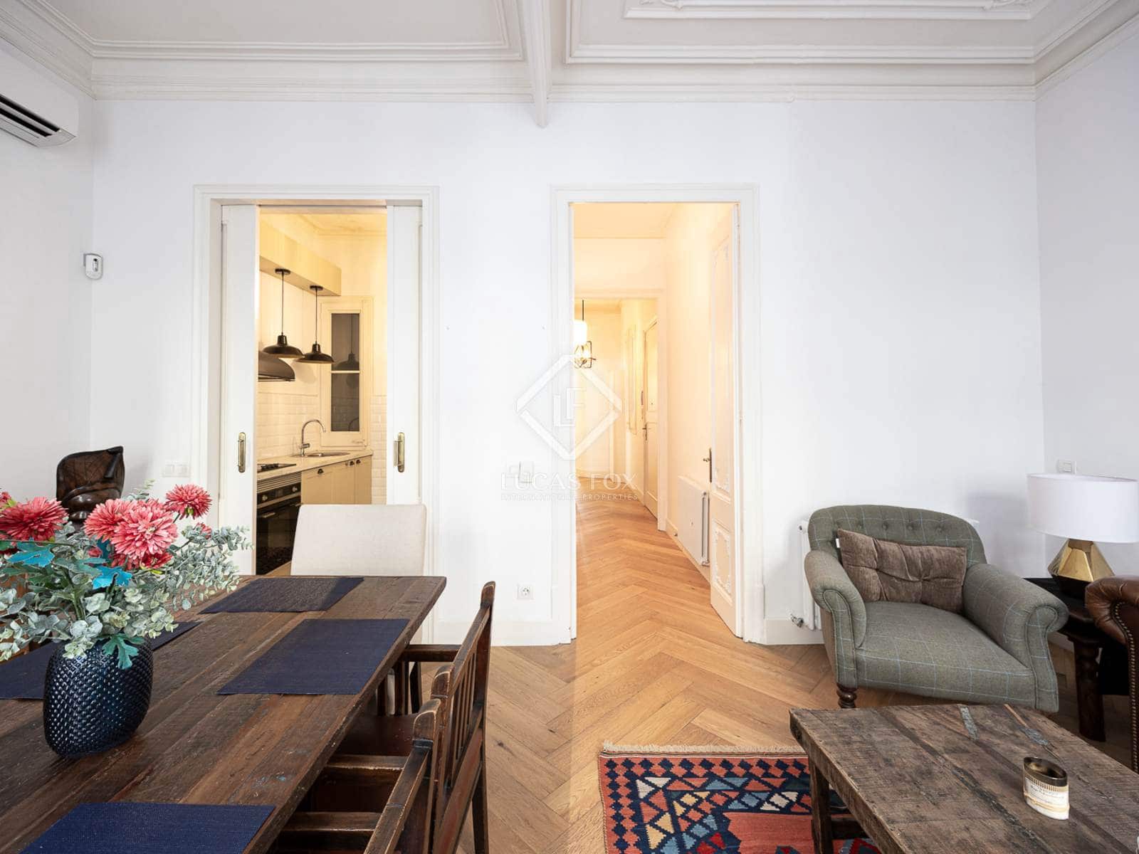 3 slaapkamer Appartement te huur in Barcelona stad - € 3.500 (Ref: 8524648)