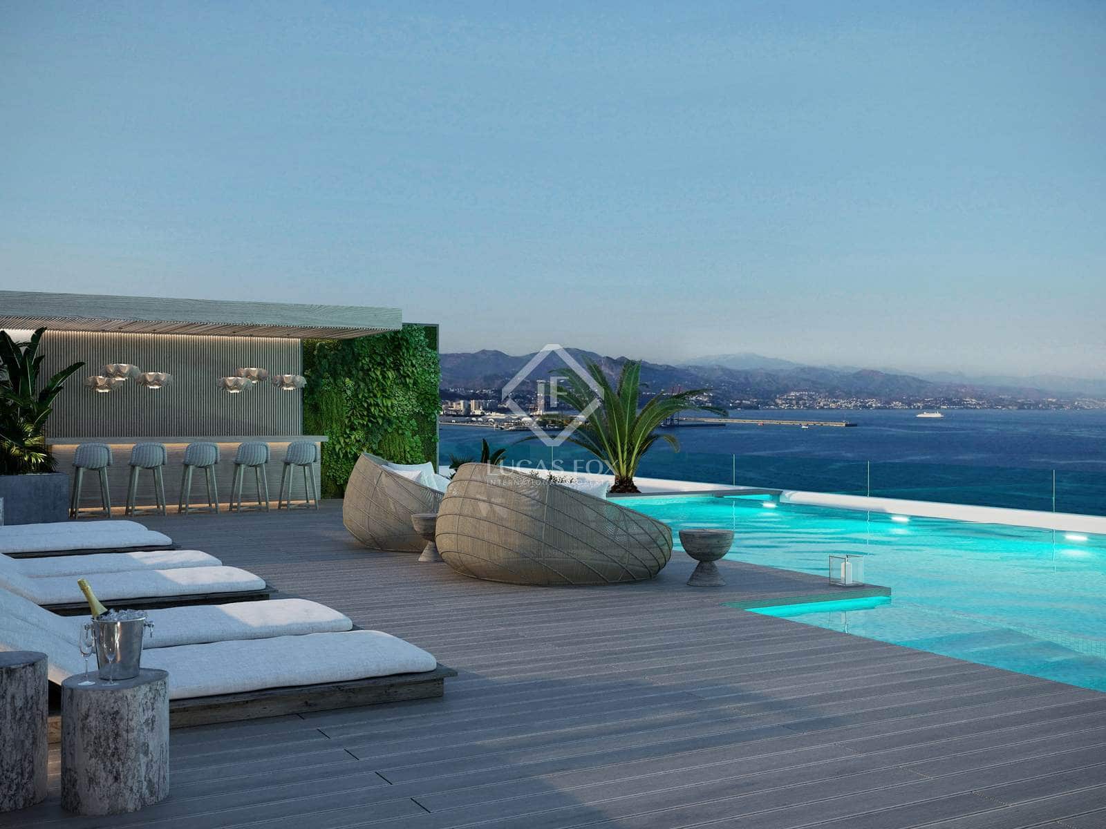 2 slaapkamer Appartement te koop in Malaga stad met zwembad garage - € 1.495.000 (Ref: 8540985)
