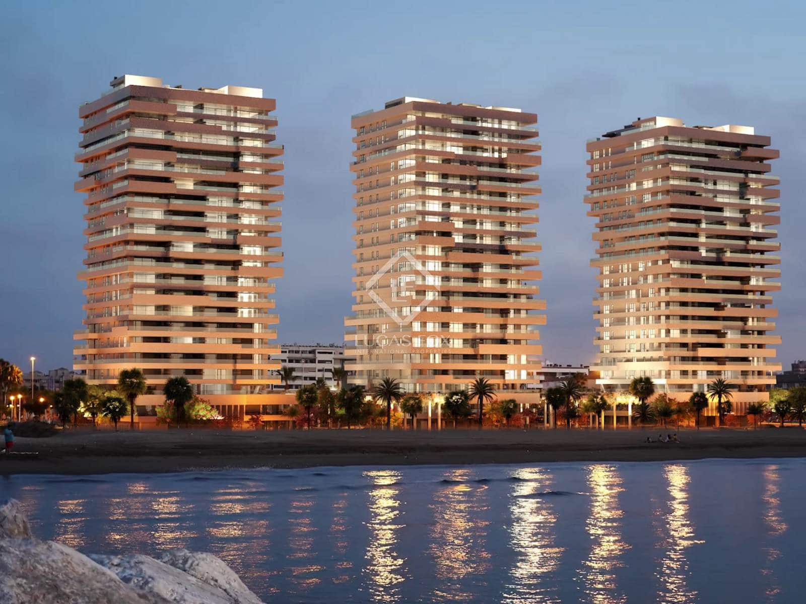 2 slaapkamer Appartement te koop in Malaga stad met zwembad garage - € 1.495.000 (Ref: 8540985)