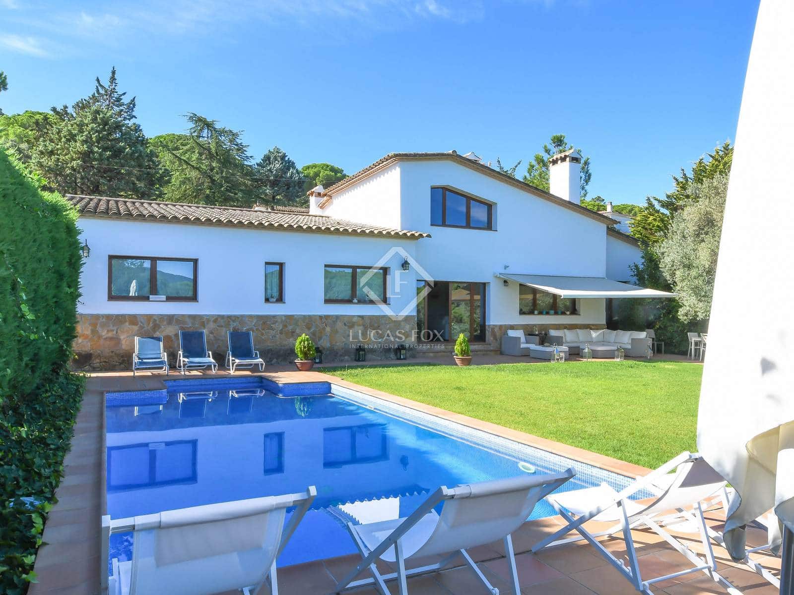 5 sypialnia Willa na sprzedaż w Santa Cristina d'Aro z basenem garażem - 1 600 000 € (Ref: 8578536)