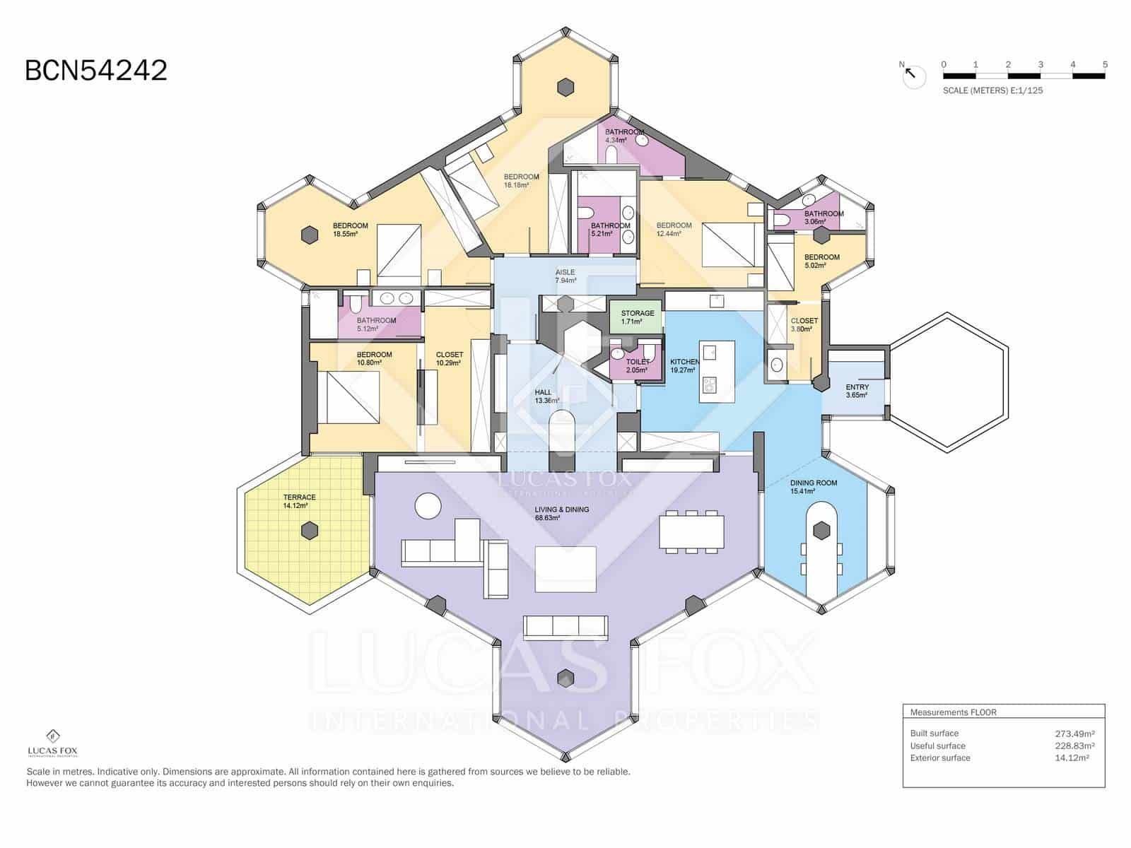 5 bedroom Apartment for sale in Barcelona city with pool garage - € 2,755,000 (Ref: 8589773)