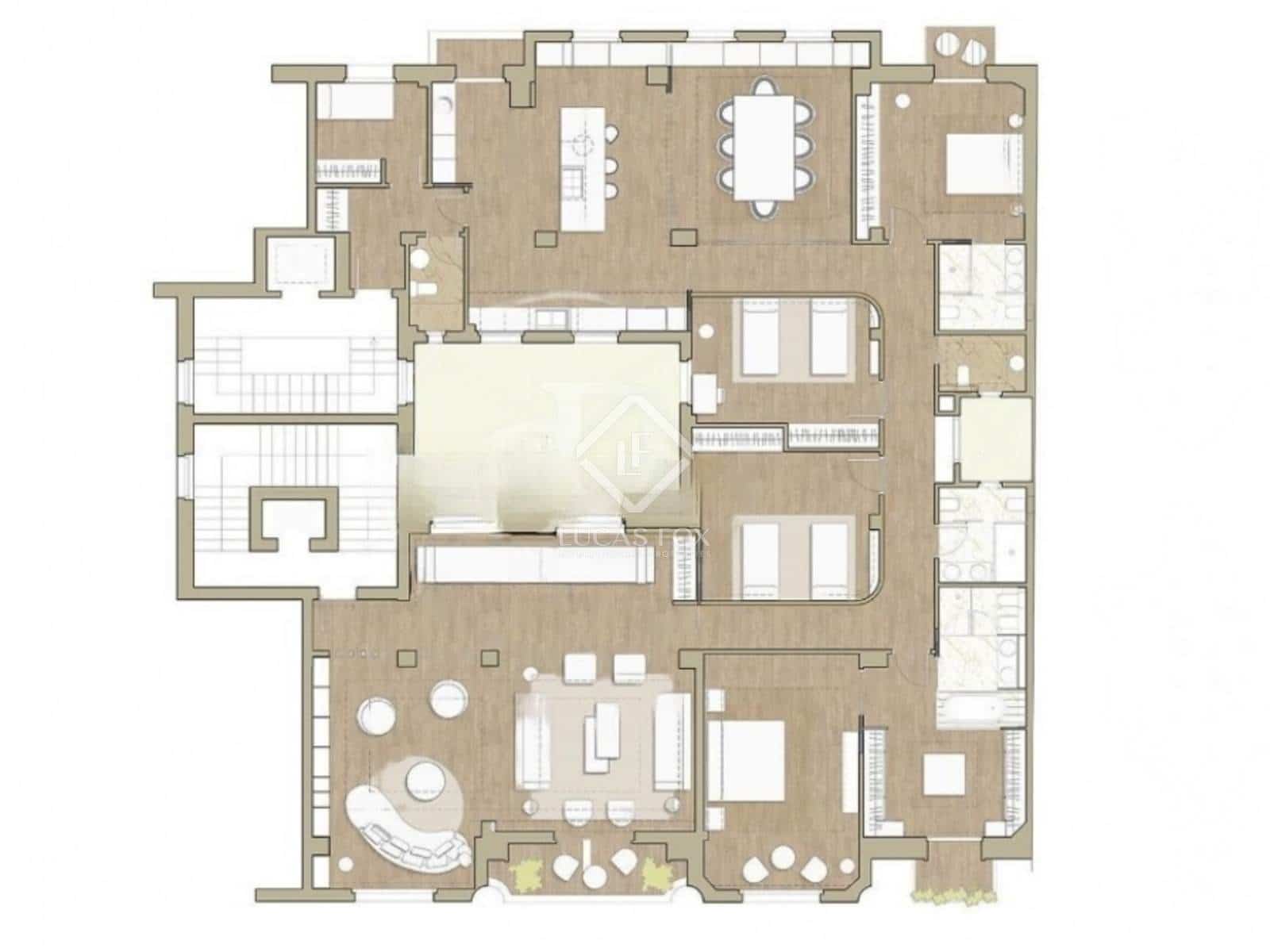 5 sovrum Lägenhet till salu i Madrid stad - 3 600 000 € (Ref: 8598744)