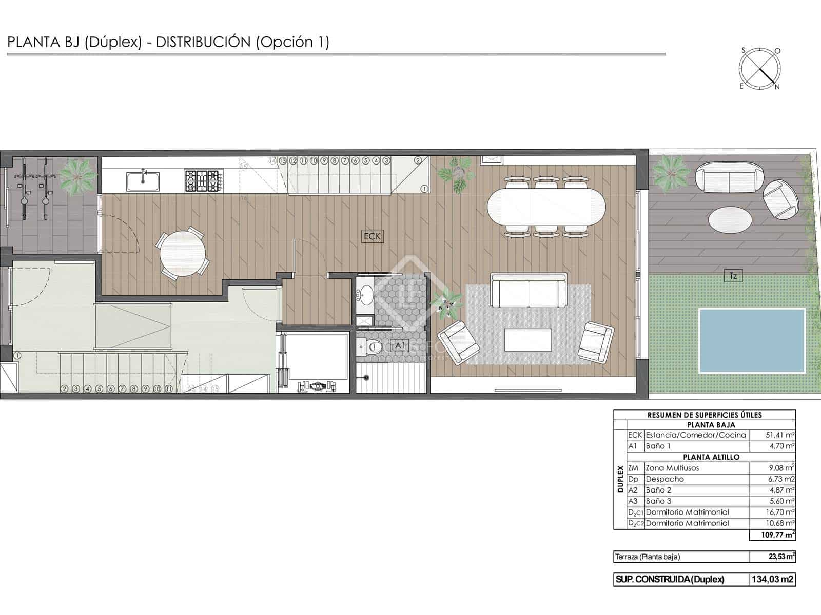 3 soveværelse Lejlighed til salg i Barcelona by med swimmingpool - € 750.000 (Ref: 8600797)