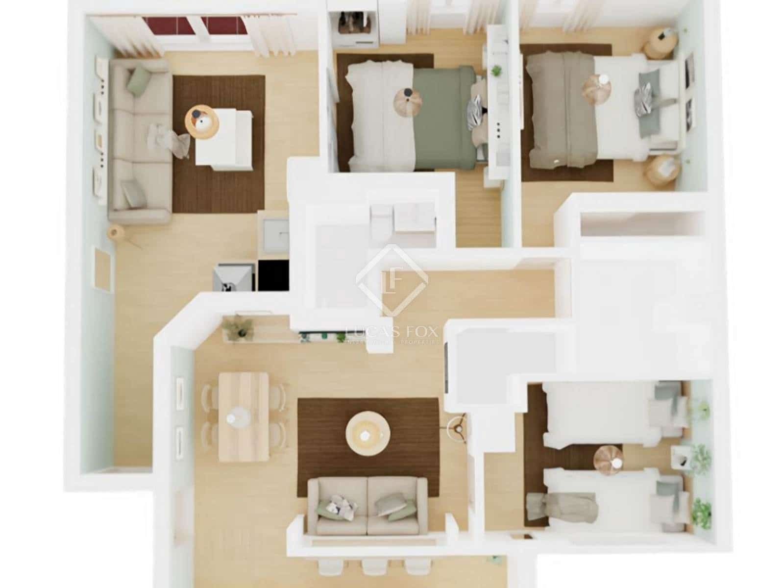 3 bedroom Apartment for sale in Malaga city - € 695,000 (Ref: 8623159)