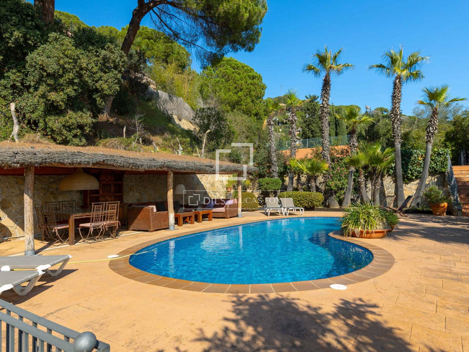 5 sypialnia Willa na sprzedaż w Cabrera de Mar z basenem garażem - 2 650 000 € (Ref: 8623160)