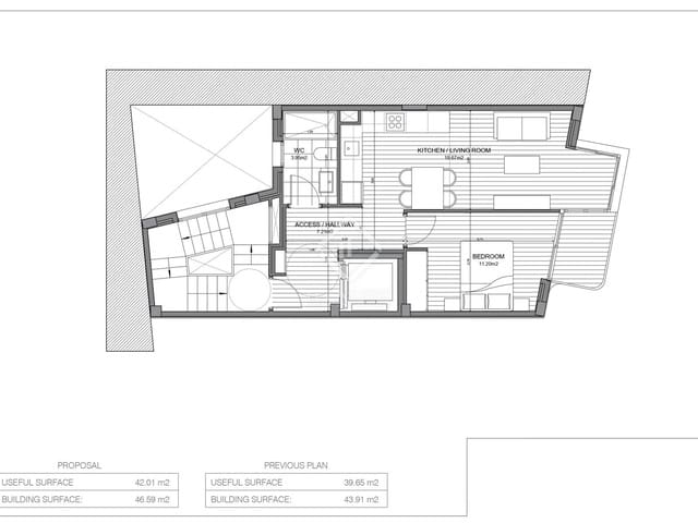 1 soveværelse Lejlighed til salg i Barcelona by - € 380.000 (Ref: 8649181)