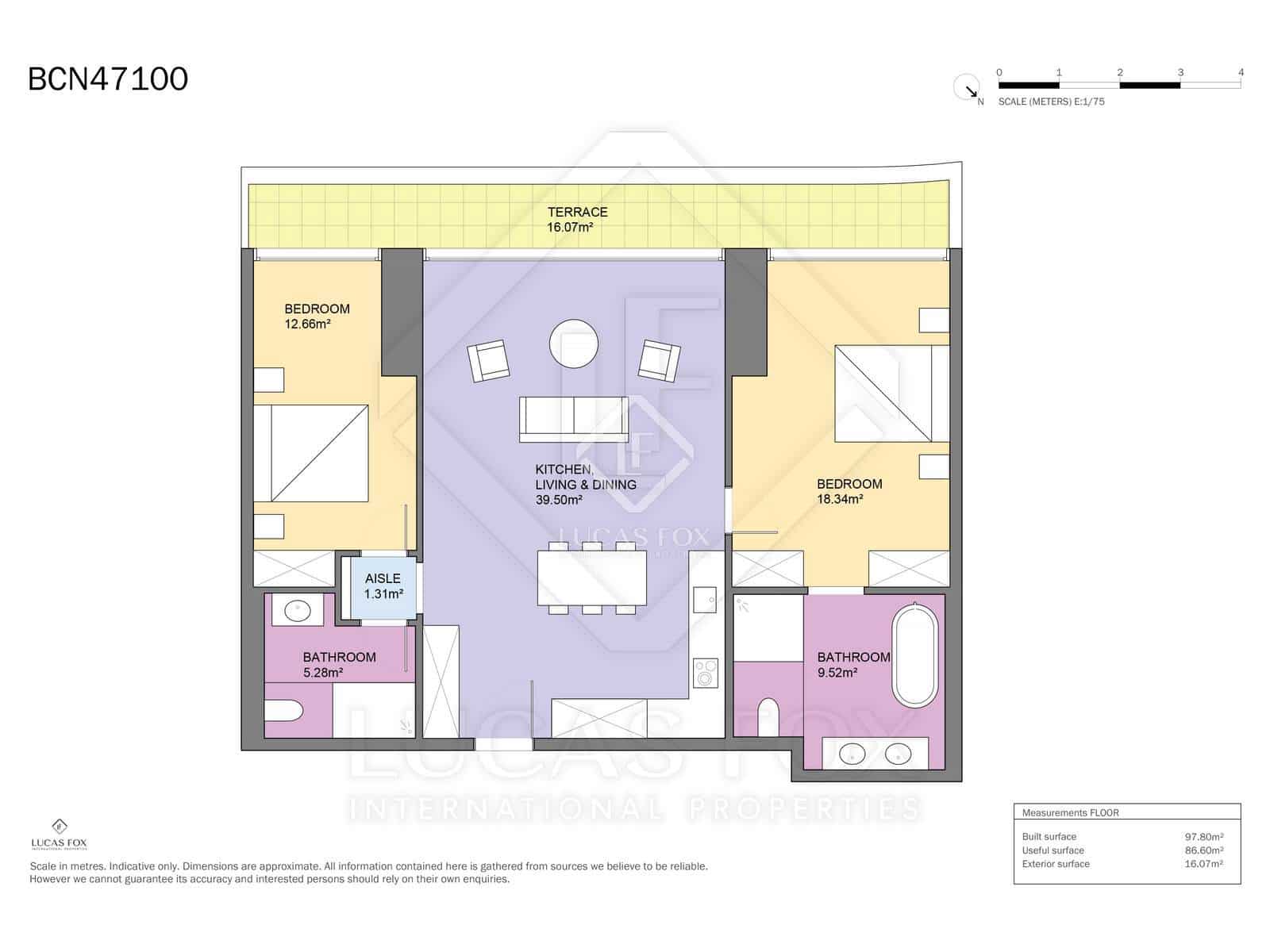2 soveværelse Lejlighed til salg i Barcelona by med swimmingpool garage - € 999.000 (Ref: 8661542)