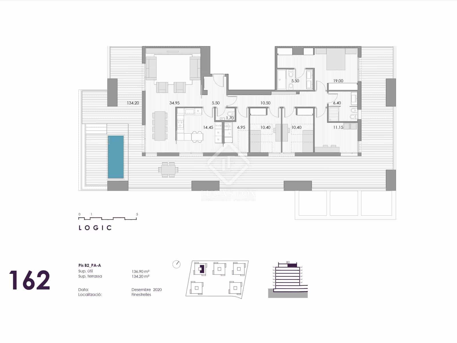 4 quarto Penthouse para venda em Esplugues de Llobregat com piscina garagem - 2 211 000 € (Ref: 8678808)