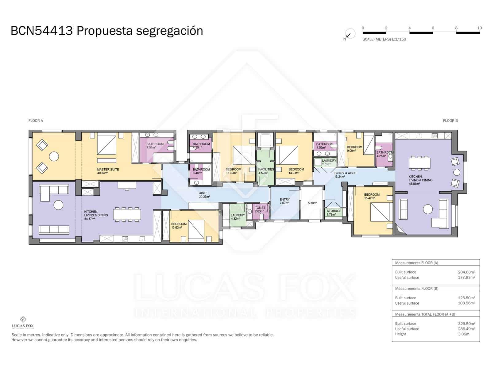 6 chambre Appartement à vendre à Barcelone ville - 2 200 000 € (Ref: 8679195)