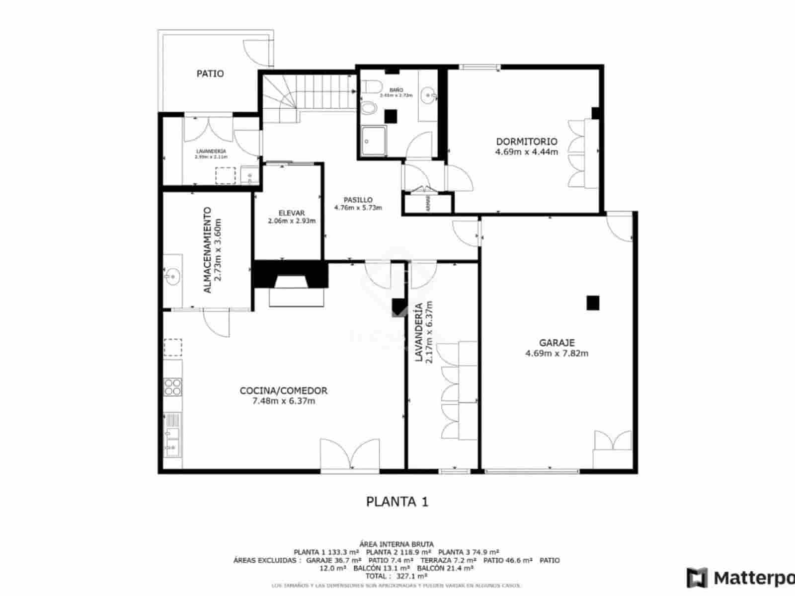 5 makuuhuone Huvila myytävänä paikassa Sant Vicenc de Montalt mukana uima-altaan 
autotalli - 1 215 000 € (Ref: 8679204)