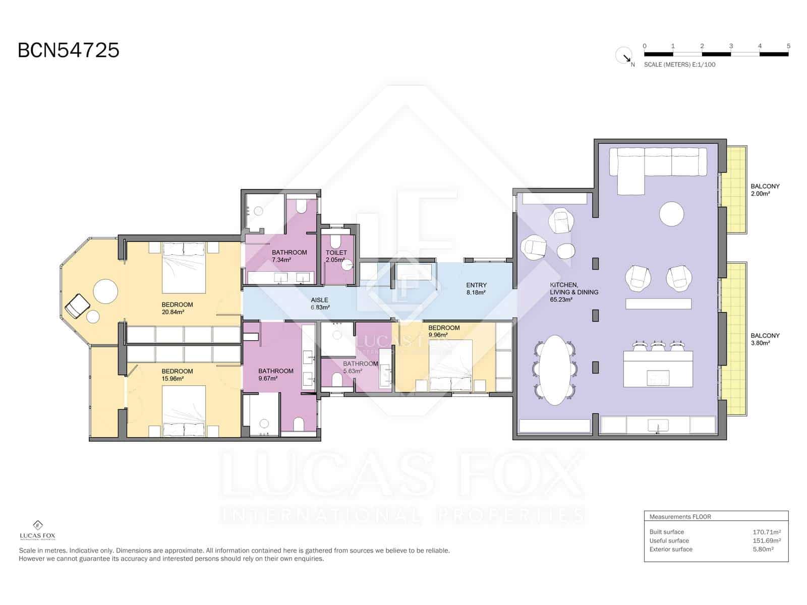 3 Zimmer Apartment zu verkaufen in Barcelona Stadt - 1.600.000 € (Ref: 8688294)