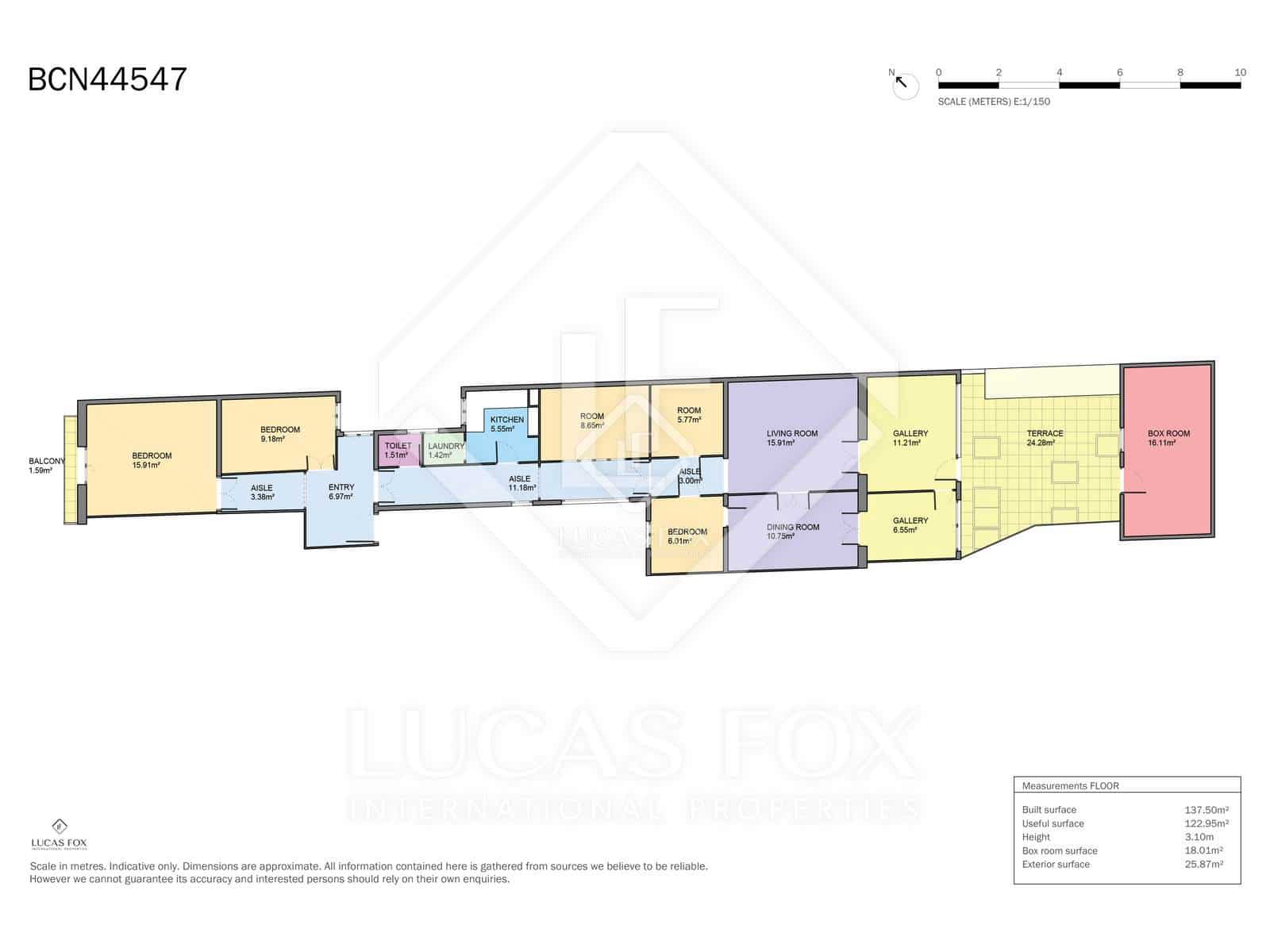 3 chambre Appartement à vendre à Barcelone ville - 850 000 € (Ref: 8688652)