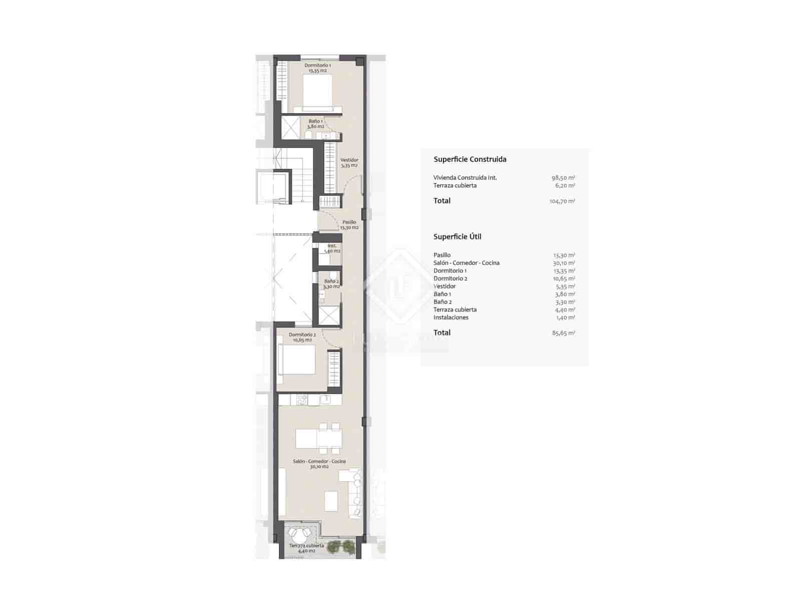 2 soveværelse Lejlighed til salg i Altea med garage - € 475.000 (Ref: 8695684)