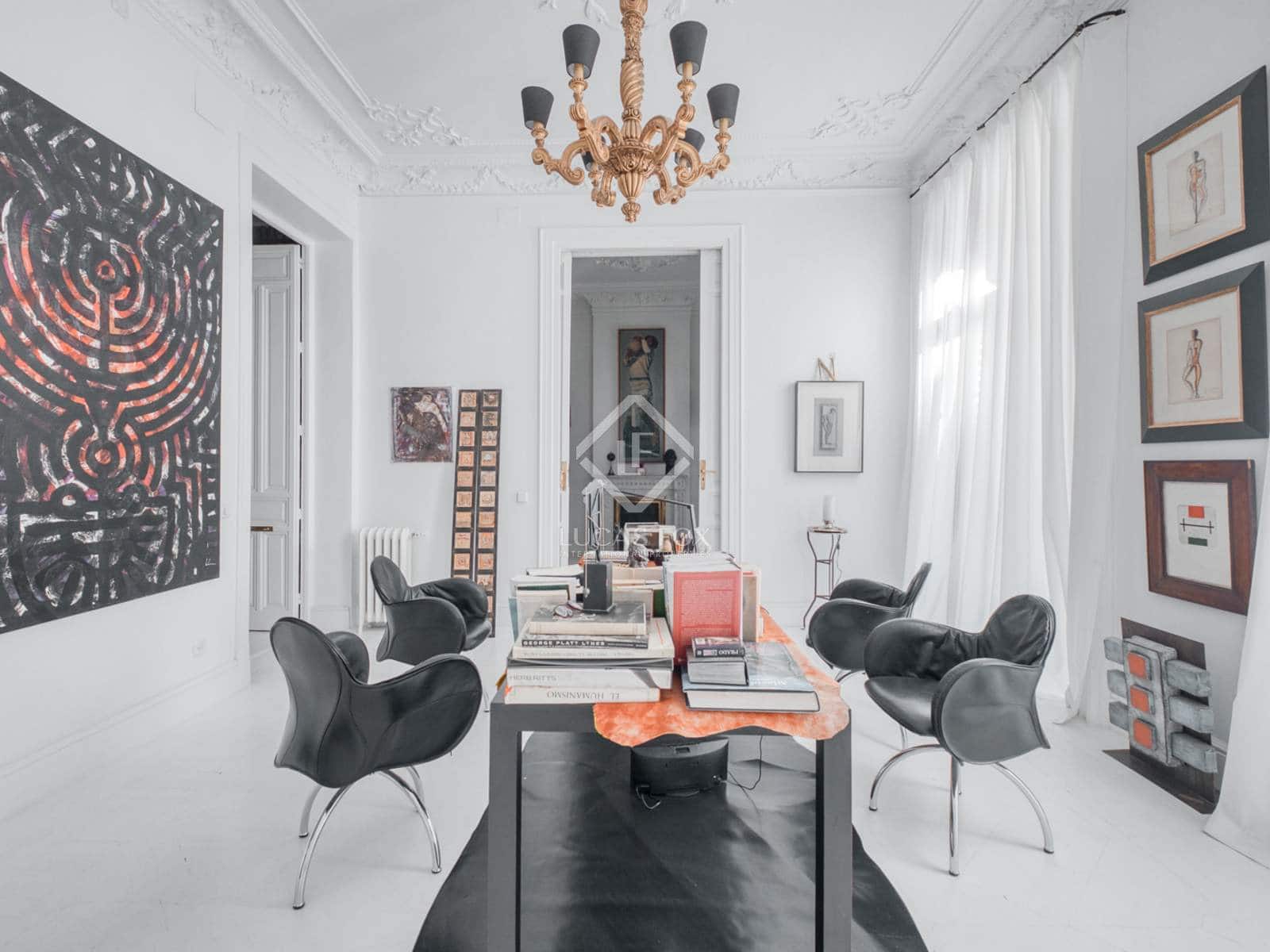 4 soveværelse Lejlighed til salg i Madrid by - € 3.390.000 (Ref: 8695956)