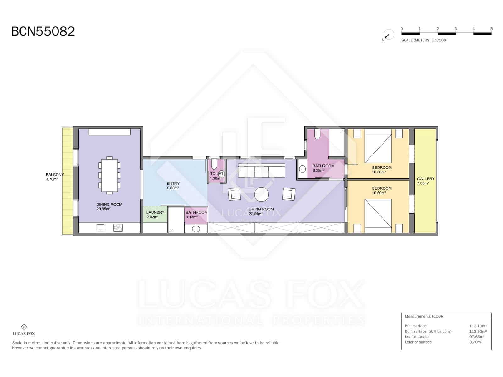 2 chambre Appartement à vendre à Barcelone ville - 994 000 € (Ref: 8699192)